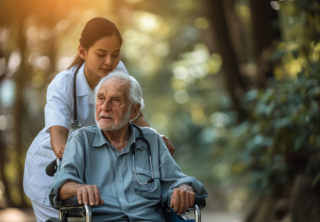 care-job-scene-with-senior-patient-being-cared_23-2151224205